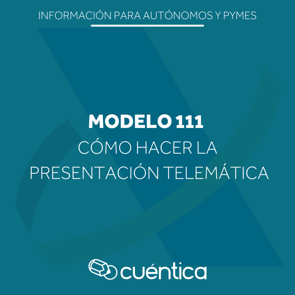 Como presentar modelo 111 en Hacienda